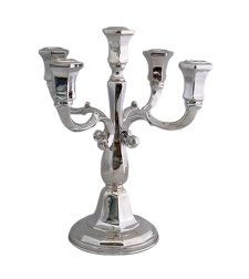 Pure silver Katz candelabra