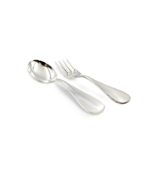 Spoon and fork set for baby