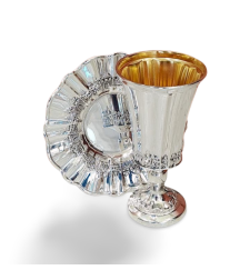 Pure silver Mestral Jerusalem Kiddush set