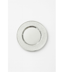 plate for Kiddush cup hammer pure silver