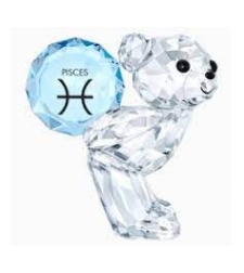 Swarovski bear figurine