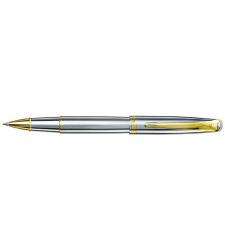 Aura pen  roller chrome clip gold