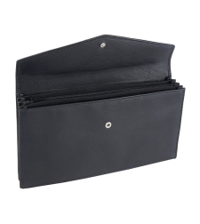 A high-quality nappa leather envelope bag for passports and flight documents from the Giboni brand