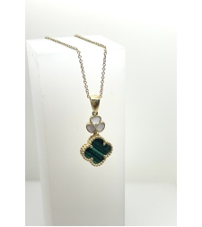 Van Cleef & Arpels style clover pendant