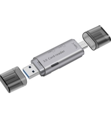 מתאם קורא כרטיס זיכרון לחיבור USB-A ו- USB-C