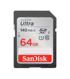 כרטיס זיכרון בנפח 64GB סאנדיסק SanDisk Ultra SDXC UHS-I Class-10
