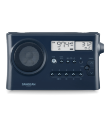 מערכת רדיו דיגיטלי עם בלוטות' סאנג'ין SANGEAN PR-D4BT - שנתיים אחריות יבואן רשמי - צבע כחול כהה