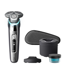 מכונת גילוח יבש / רטוב כולל מתקן שטיפה פיליפס Philips S9975/55 - תוצרת הולנד! שנתיים אחריות יבואן רשמי!