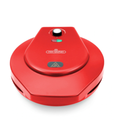 מיני קיטשן - המכשיר להכנת פיצות מאפים ועוד Mini Kitchen Pizza Maker - יבואן רשמי! - צבע אדום