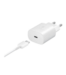 מטען ראש קיר 25W Type-C, כבל USB C סמסונג מקורי Samsung