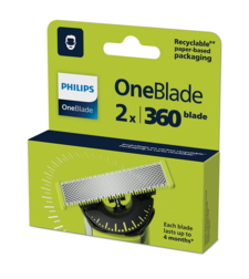 זוג סכיני להבי גילוח למכונת גילוח פיליפס PHILIPS OneBlade 360 blade QP420/50 - מקורי יבואן רשמי