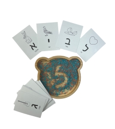 כרטיסיות איורים ללימוד א-ב