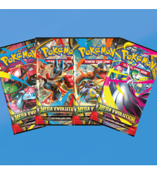 קלפי פוקימון - חבילת בוסטר מגה אבולושן - Mega Evolution Booster Pack