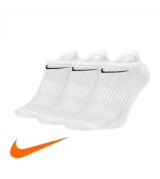 שלישיית גרבי NIKE נמוכות לבן