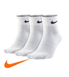 שלישיית גרבי NIKE רבע לבן