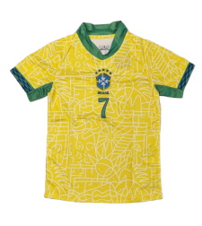 חליפות כדורגל  ברזיל 2024 - ויני צהוב