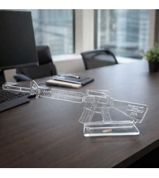 רובה M16 מאקריל עם הקדשה