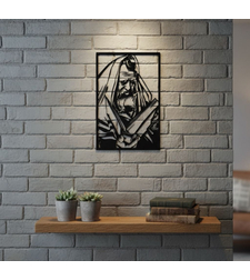 תמונת אקריל מלבנית הרב קנייבסקי