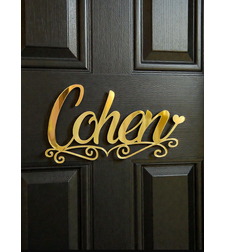 שלט אקרילי לבית\ עסק