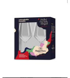 Lady Abigail an unbreakable plastic wine glass made from glass