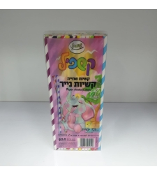 קש מנייר צבעוני