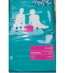 סופגנים 6 טיפות -  EXSTRA SUPER PLUS