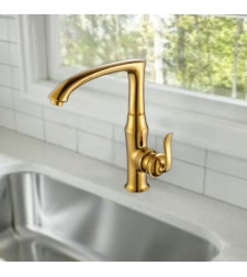 ברז מטבח זהב דגם Elegant Gold