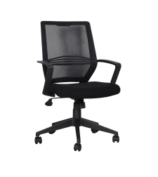 כסא מזכירה גב רשת - פרמיום