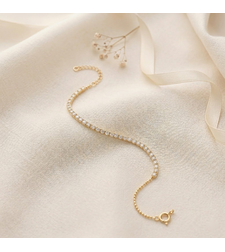 צמיד טניס גולד