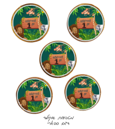 מטבעות שוקולד דגם ספארי