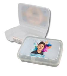 קופסאת אוכל עם מיתוג שם