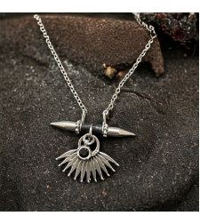 Egyptian caper necklace
