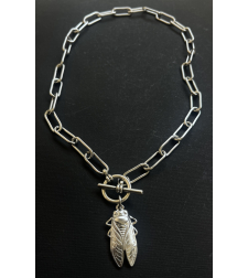 Cicada necklace