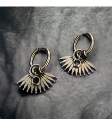 Egyptian caper earrings
