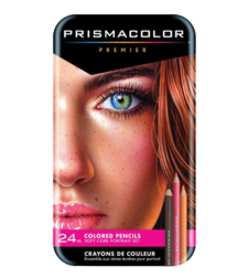 עפרונות ציור פריזמה קולור פורטרט סט 24 Prismacolor
