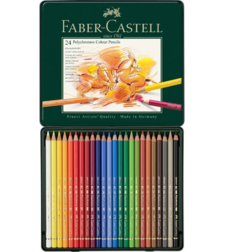 סט עפרונות צבעוניים 24 עפרונות - Faber-Castell Polychromos