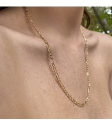 Gourmette necklace - gold-plated