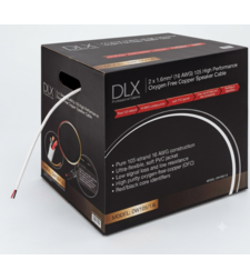 תוף כבל רמקול נחושת מלאה 2X16AWG מבית DLX