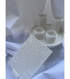 סט הדלקת נרות מוגדל - 4 פמוטים