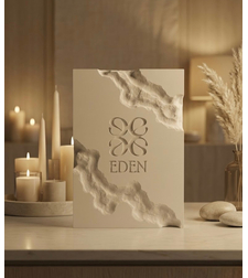 מעמד דמוי אבן מלבני עם הטבעה לבחירה