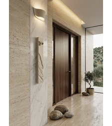 בית מזוזה לבית / לעסק בדגם דמוי אבן