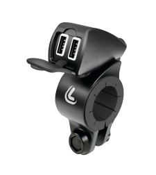 שקע USB כפול לכידון LAMPA