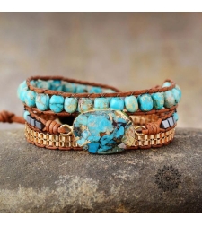 Vintage Weaving High End Leather Wrap Bracelets