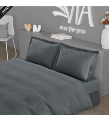 סט מצעים זוגי WAFFLE