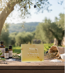 סבון טבעי פטשולי לבנדר תפוז