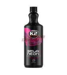 שמפו קצף ורוד בניחוח תות K2 Bela Neon Pro (1 ליטר)
