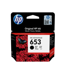 ראש דיו מקורי שחור HP 653 BLACK