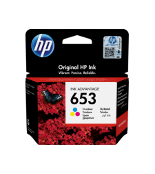 ראש דיו מקורי צבעוני HP 653 COLOR