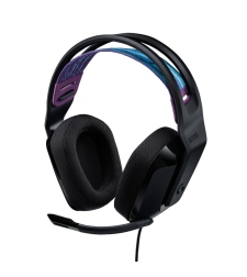 אוזניות גיימינג חוטיות LOGITECH G335 BLACK