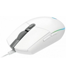 עכבר גיימינג חוטי LOGITECH G102 LIGHTSYNC WHITE